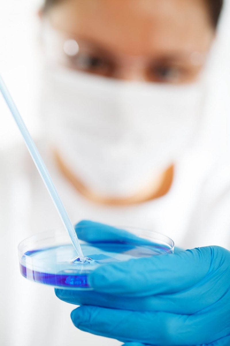 Dettaglio di laboratorio medico